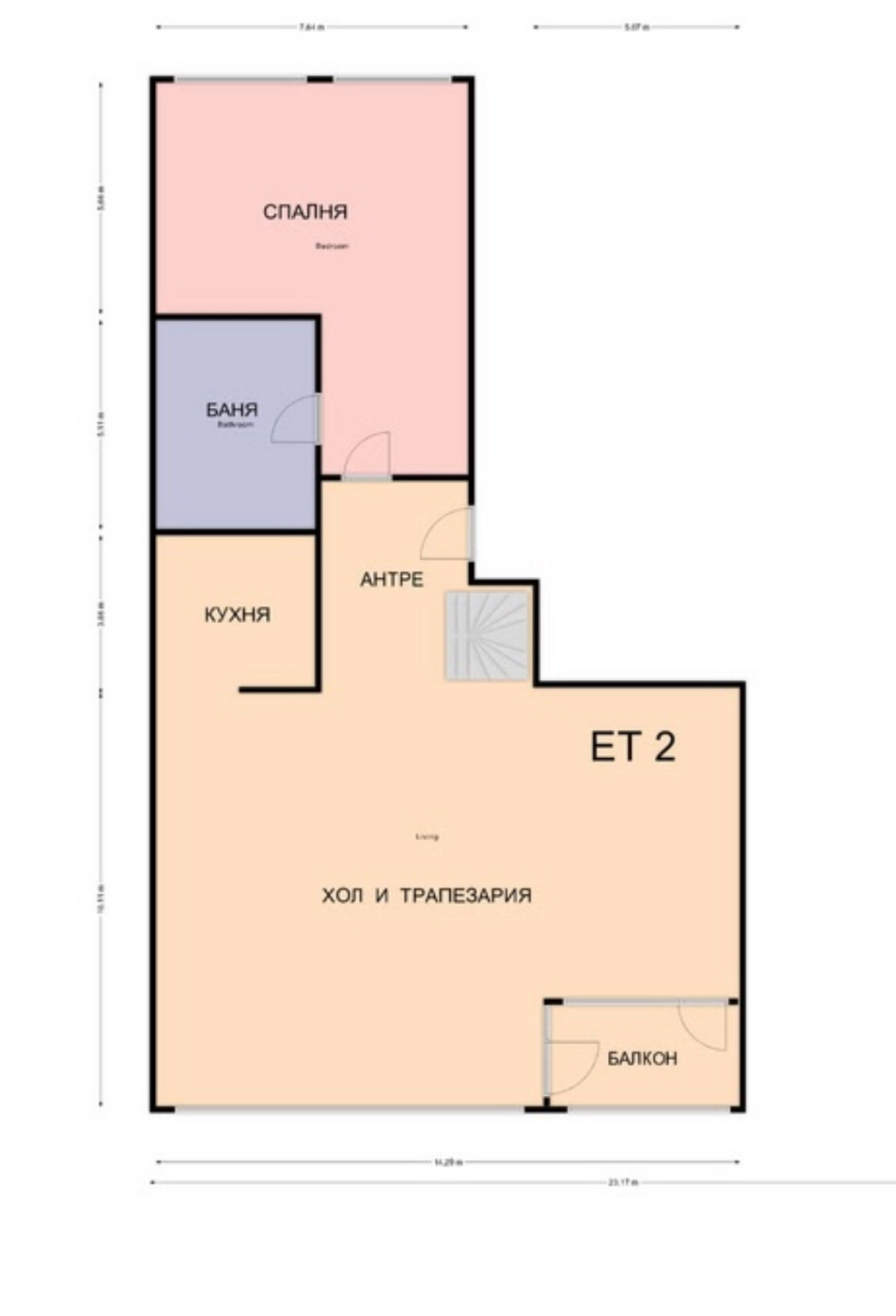 Продава 4-СТАЕН, гр. София, Изток, снимка 3 - Апартаменти - 53634116