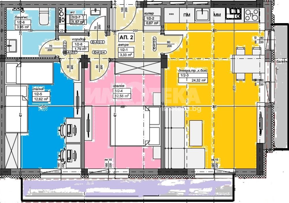 Продава 3-СТАЕН, гр. София, Банишора, снимка 4 - Апартаменти - 55359875