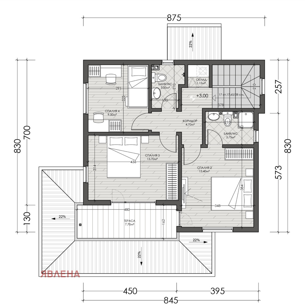 Продава КЪЩА, гр. Костинброд, област София област, снимка 5 - Къщи - 54598091