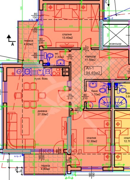 Til salg  2 soveværelser region Plovdiv , Asenovgrad , 110 kvm | 13141892