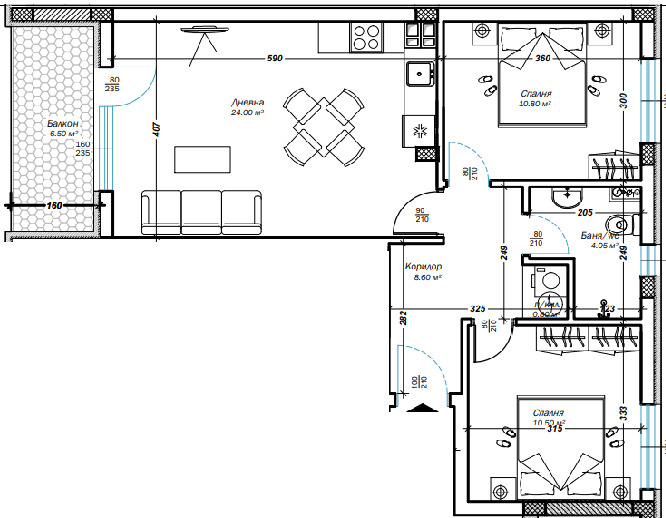 Продава 3-СТАЕН, гр. Варна, Възраждане 3, снимка 3 - Апартаменти - 52372471