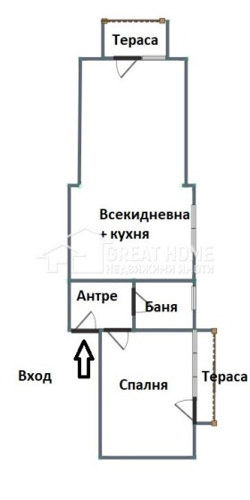 1 спаваћа соба Центар, Тарговиште 7