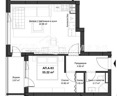 Zu verkaufen  1 Schlafzimmer Plowdiw , Kjutschuk Parisch , 65 qm | 87299126 - Bild [2]