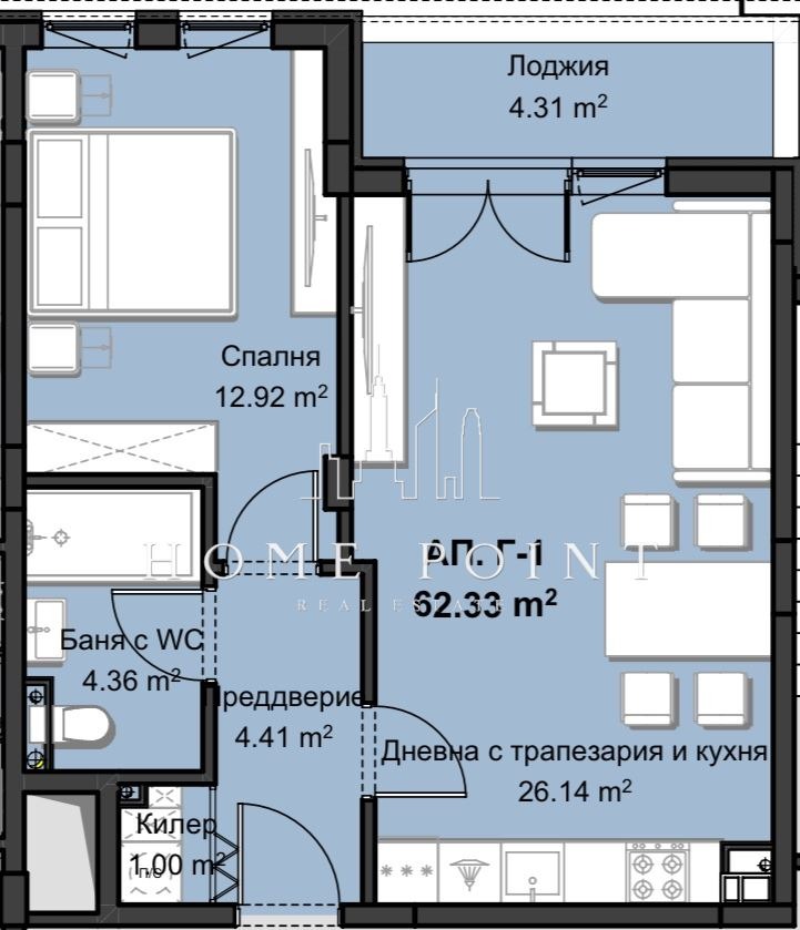 Продава 2-СТАЕН, гр. Пловдив, Христо Смирненски, снимка 4 - Aпартаменти - 46912651