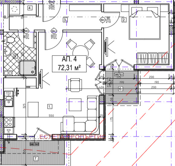 Zu verkaufen  1 Schlafzimmer Sofia , Mladost 4 , 85 qm | 63284380