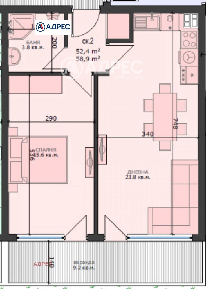 Продава 2-СТАЕН, гр. Варна, Възраждане 4, снимка 4 - Апартаменти - 53536941