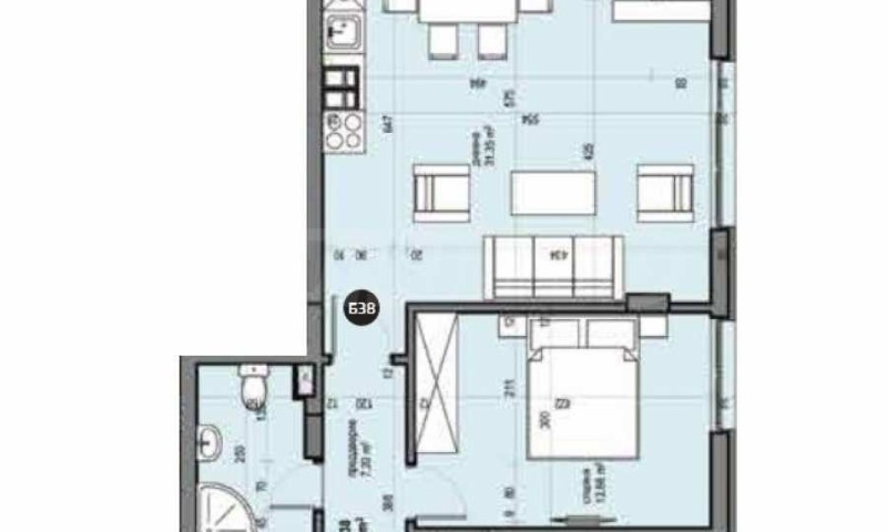 In vendita  2 camere da letto Sofia , Liulin 5 , 98 mq | 16620483 - Immagine [2]