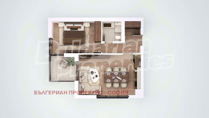 Продава 3-СТАЕН, гр. София, Манастирски ливади, снимка 3 - Aпартаменти - 48247715