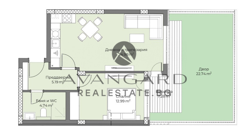 Продава 2-СТАЕН, гр. Пловдив, Беломорски, снимка 1 - Aпартаменти - 42811030