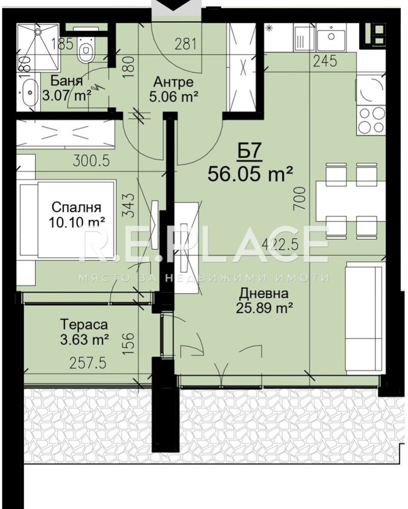 Продава 2-СТАЕН, гр. Варна, Бриз, снимка 2 - Aпартаменти - 48249678