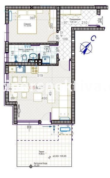 Продава 2-СТАЕН, гр. Пловдив, Христо Смирненски, снимка 8 - Апартаменти - 53202002