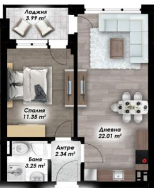 Продава 2-СТАЕН, гр. Пловдив, Остромила, снимка 2 - Апартаменти - 52985263