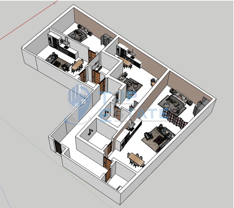 Продава  4-стаен град Велико Търново , Бузлуджа , 173 кв.м | 59141322 - изображение [4]