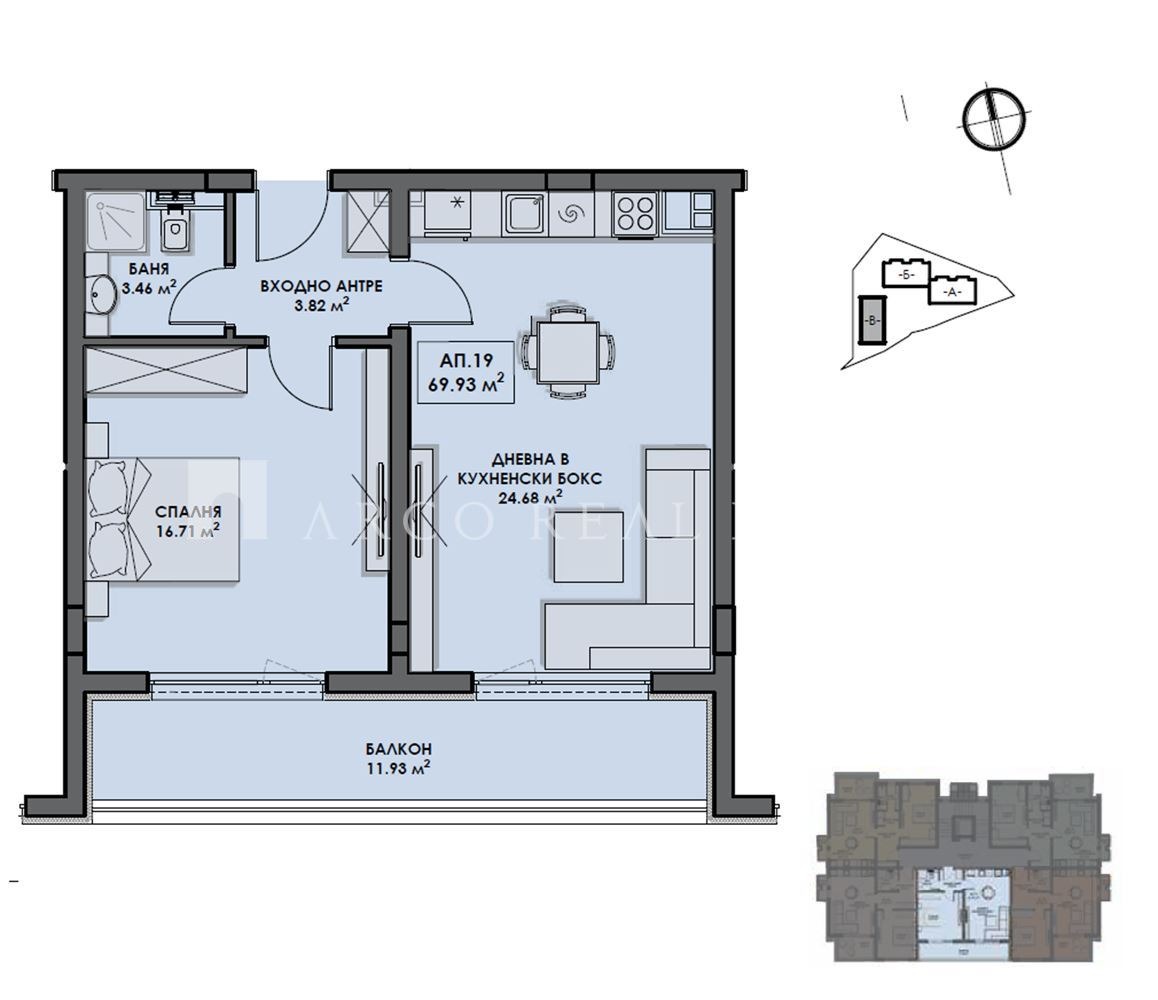 Продава 2-СТАЕН, гр. София, с. Бистрица, снимка 2 - Апартаменти - 52476884