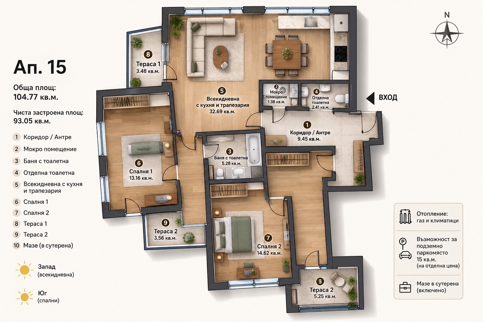Продава 3-СТАЕН, гр. София, Овча купел 1, снимка 3 - Апартаменти - 55025700