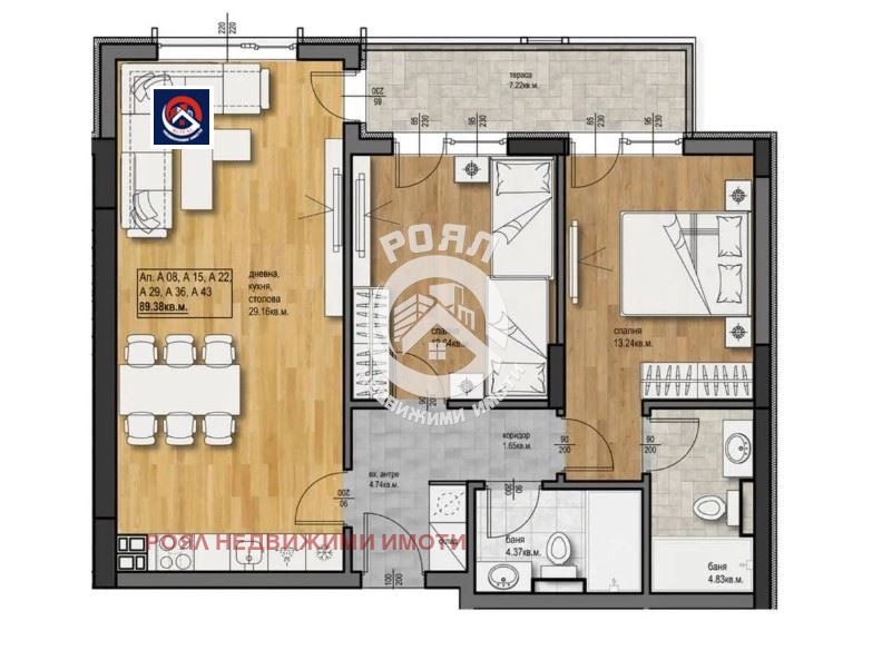 Продава 3-СТАЕН, град Пловдив, Западен • 166532 € / 325708.28 лв. • 77970394 1