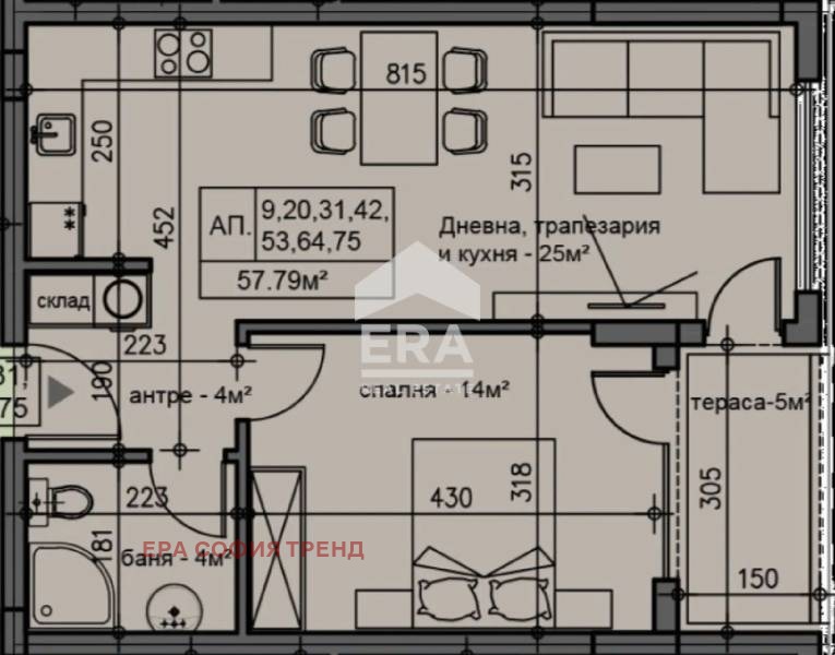 For Sale  1 bedroom Sofia , Lyulin 9 , 66 sq.m | 54893926 - image [3]
