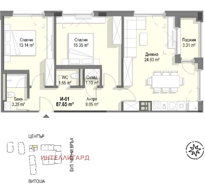For Sale  2 bedroom Sofia , Krastova vada , 100 sq.m | 65931921 - image [10]