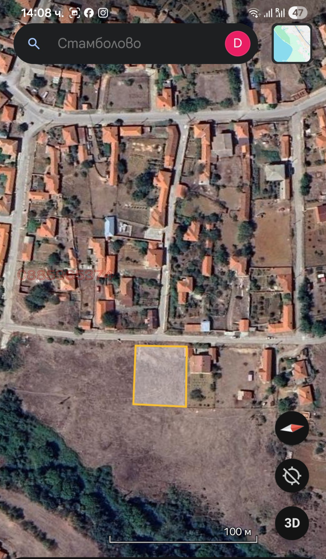 Продава ПАРЦЕЛ, с. Стамболово, област Хасково, снимка 6 - Парцели - 55108095