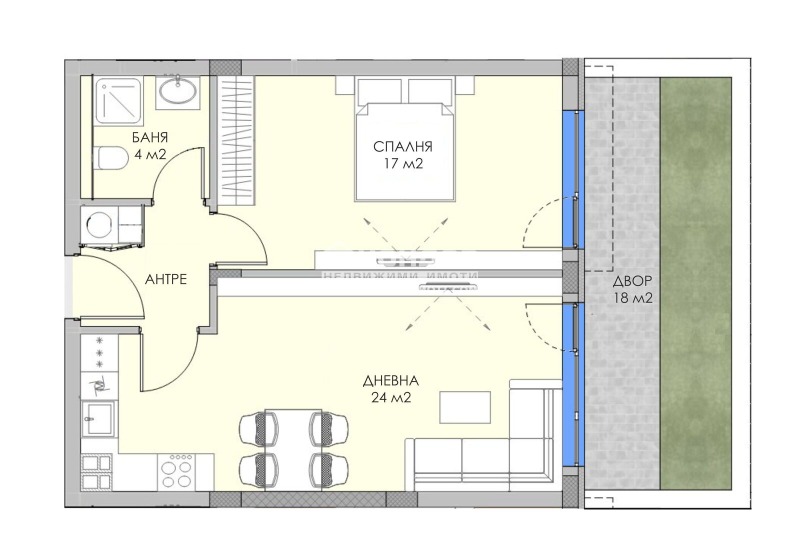 À venda  1 quarto Plovdiv , Ostromila , 84 m² | 32846057 - imagem [2]