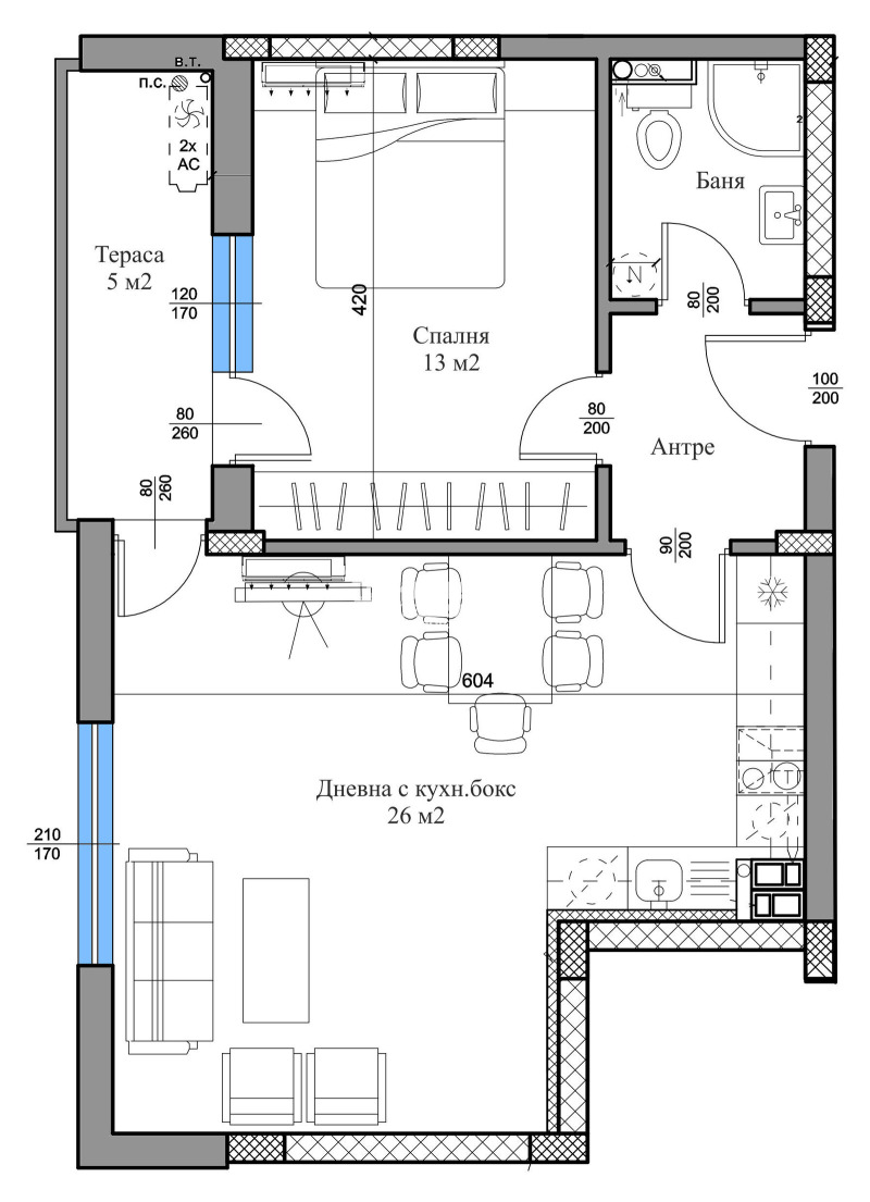 Na prodej  1 ložnice Plovdiv , Vastaničeski , 73 m2 | 45604158 - obraz [2]