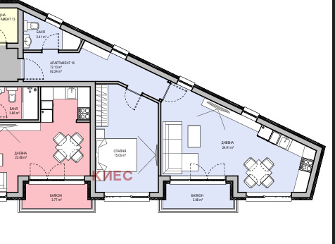 Продава 2-СТАЕН, гр. София, Дружба 1, снимка 1 - Апартаменти - 53562511