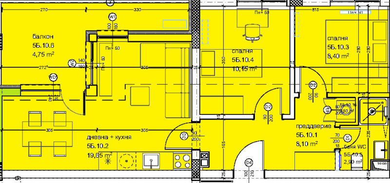 Продава  3-стаен, град Варна, Кайсиева градина •  100 000 EUR • ID 13808498 — holmes.bg - [1] 