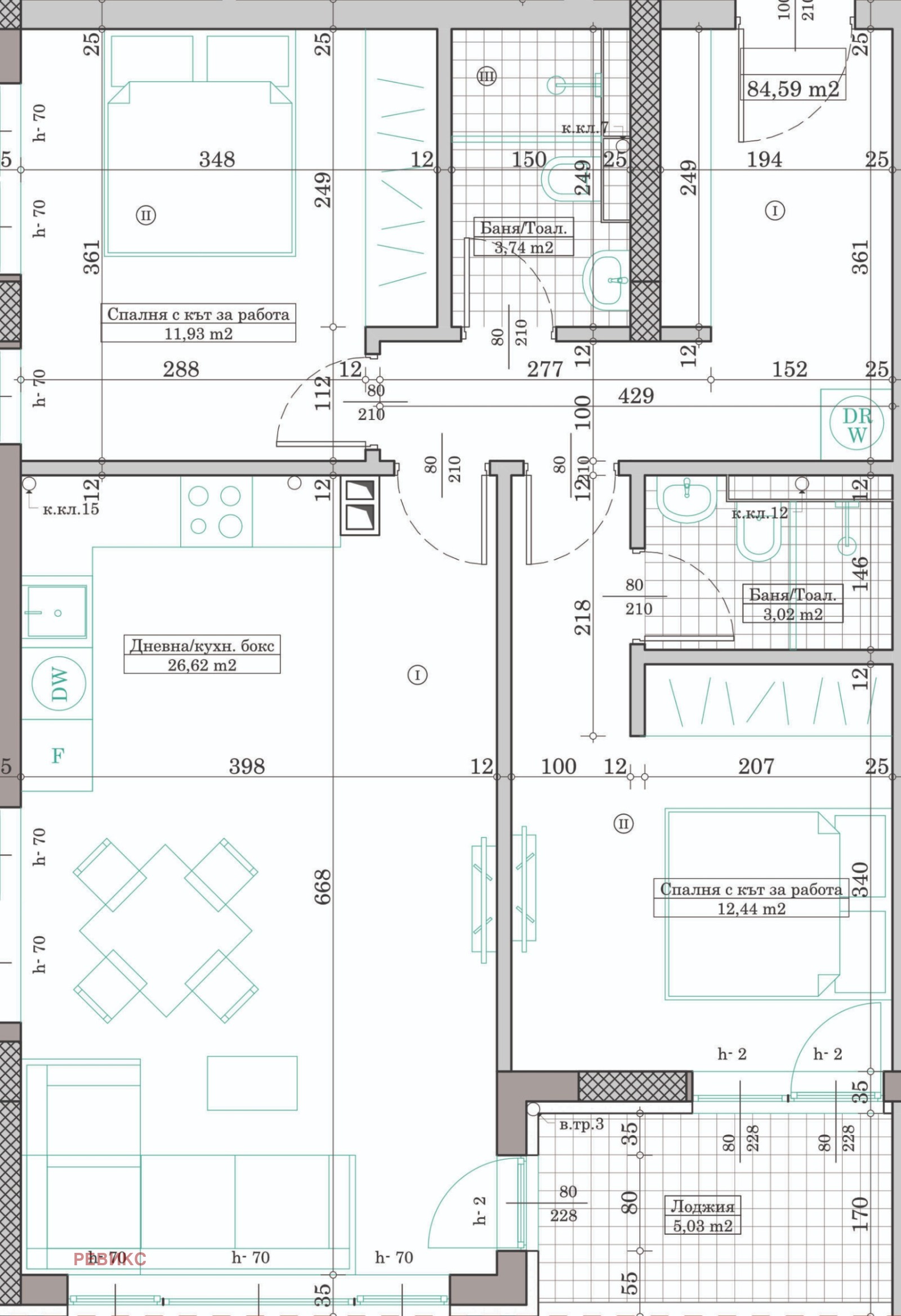 Продава 3-СТАЕН, гр. Варна, Кайсиева градина, снимка 2 - Апартаменти - 54878206
