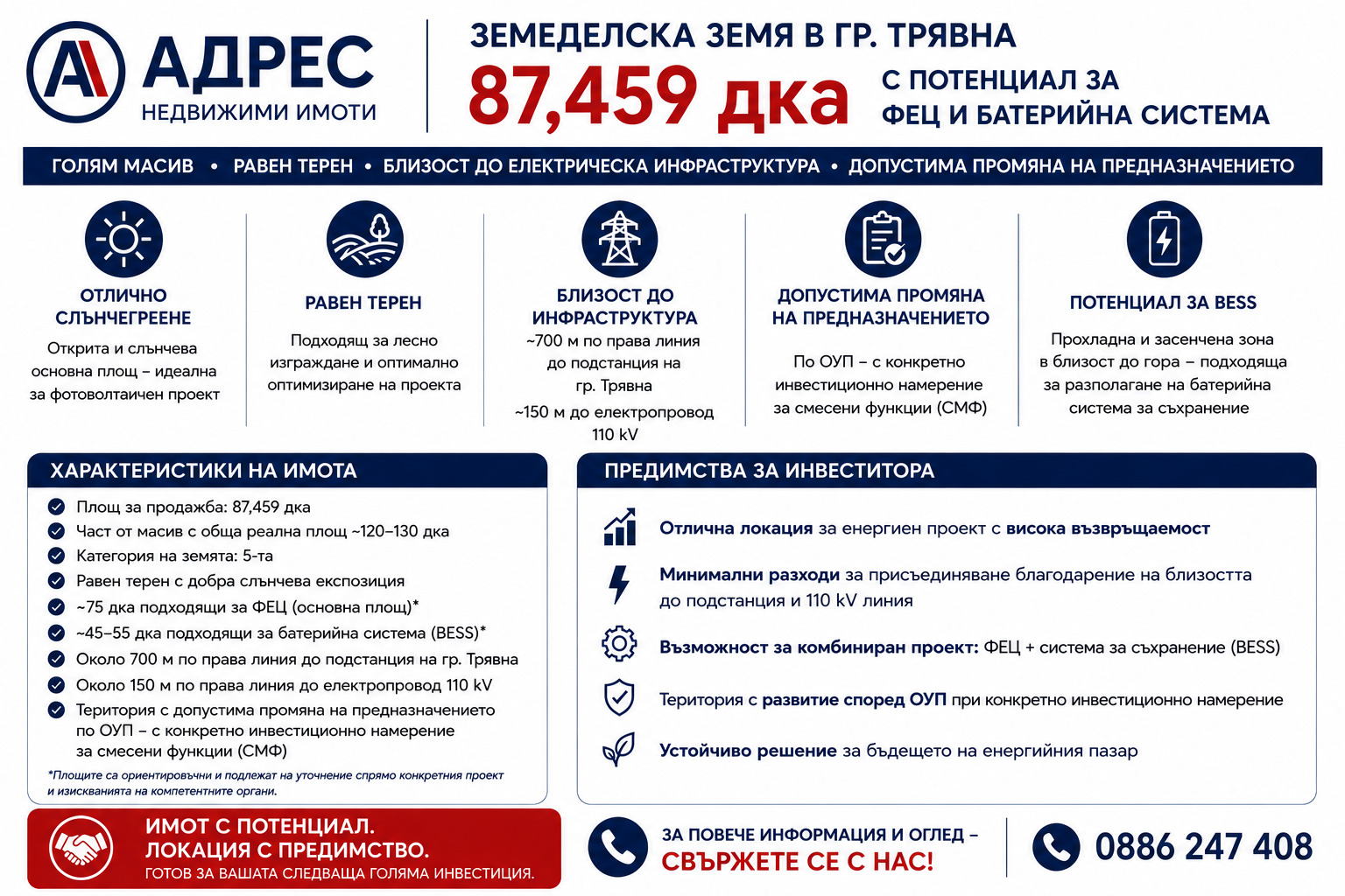 Продава ПАРЦЕЛ, гр. Трявна, област Габрово