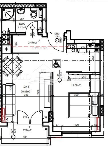 À venda  1 quarto Plovdiv , Hristo Smirnenski , 60 m² | 38320017 - imagem [2]