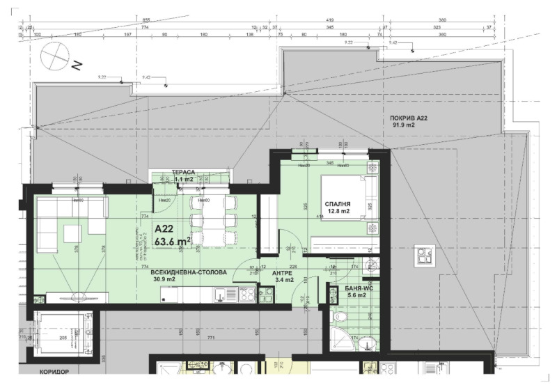 Продава 2-СТАЕН, гр. София, Малинова долина