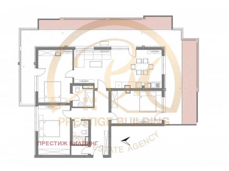 For Sale  3 bedroom Sofia , Darvenitsa , 196 sq.m | 34860613 - image [3]