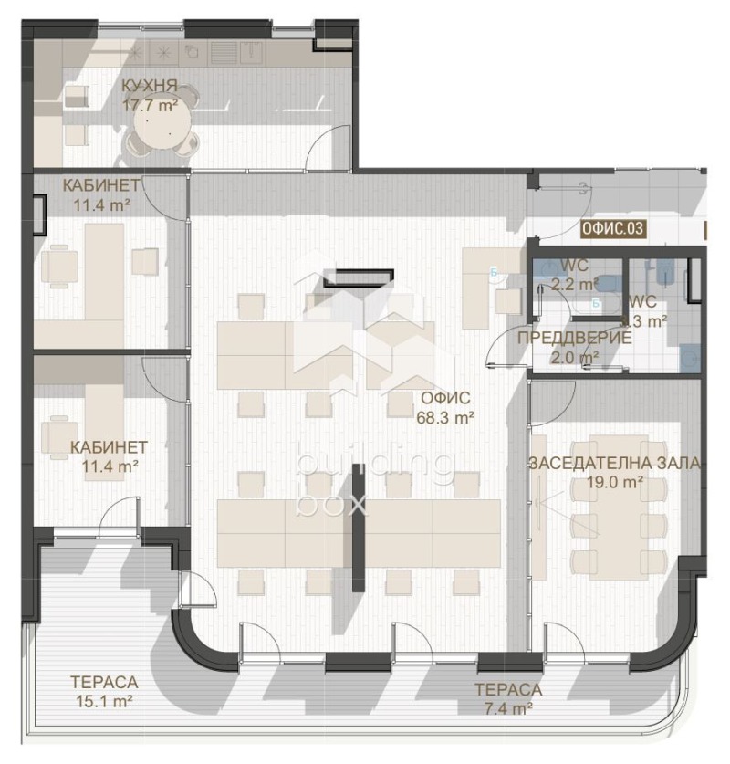 Продава ОФИС, гр. Пловдив, Център, снимка 2 - Офиси - 53429486