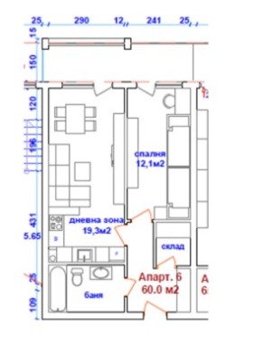 2-стаен град Бургас, Възраждане 3