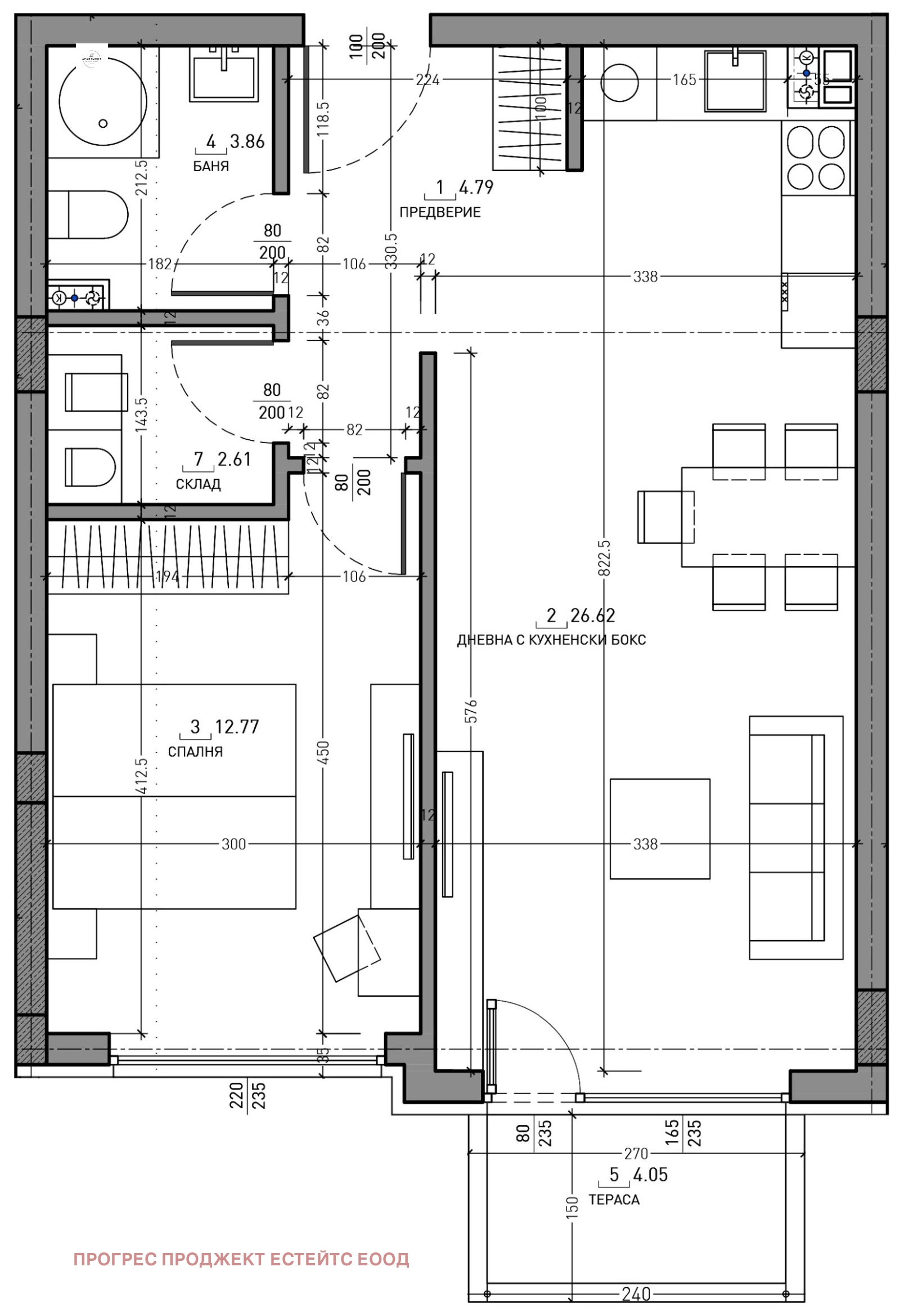 Продава 2-СТАЕН, гр. София, Малинова долина, снимка 4 - Апартаменти - 55586077