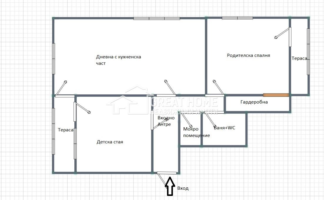 Продава 3-СТАЕН, гр. Търговище, Център, снимка 9 - Апартаменти - 56130885