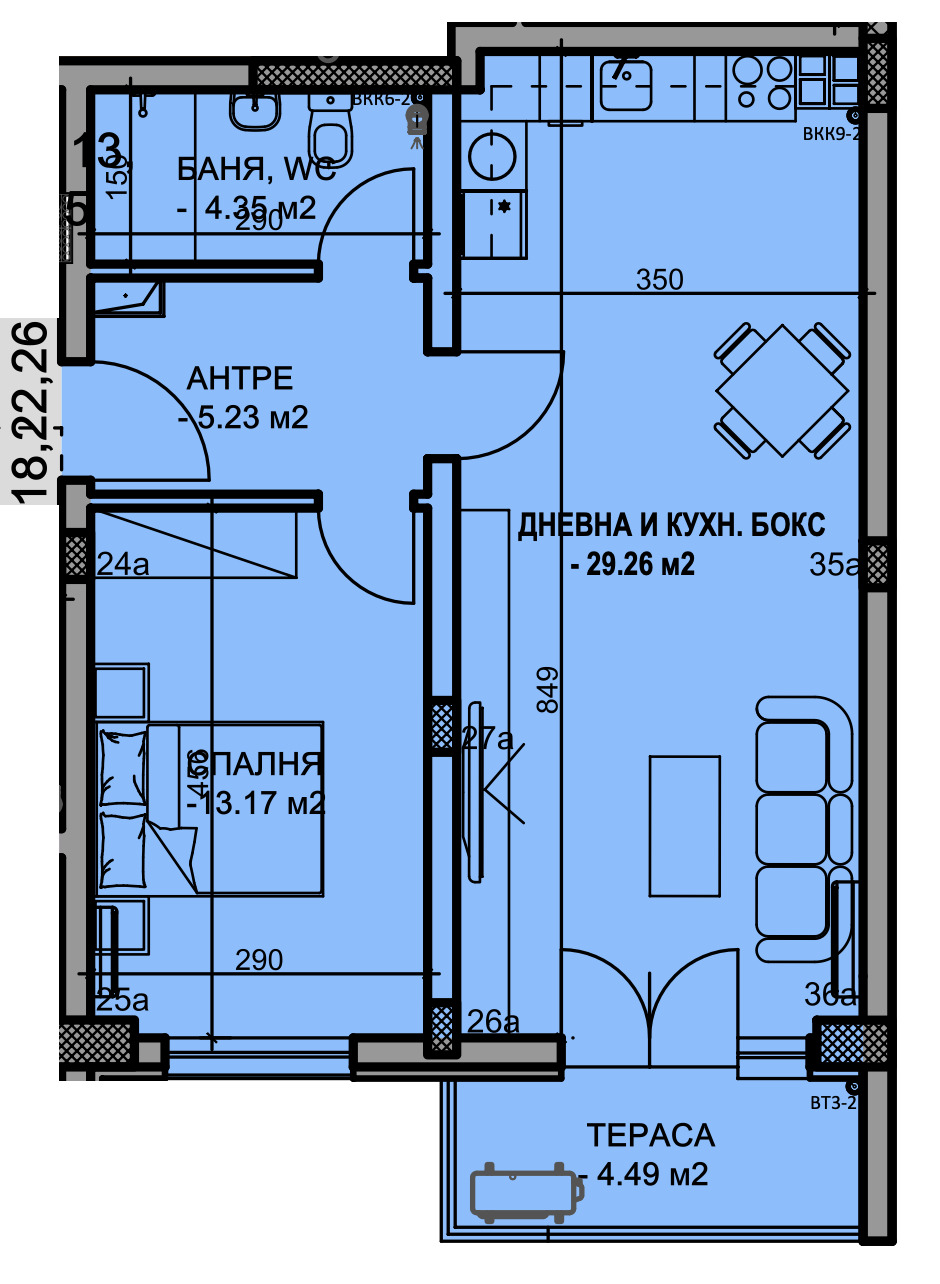 Продава 2-СТАЕН, гр. Пловдив, Кючук Париж, снимка 2 - Апартаменти - 52721805