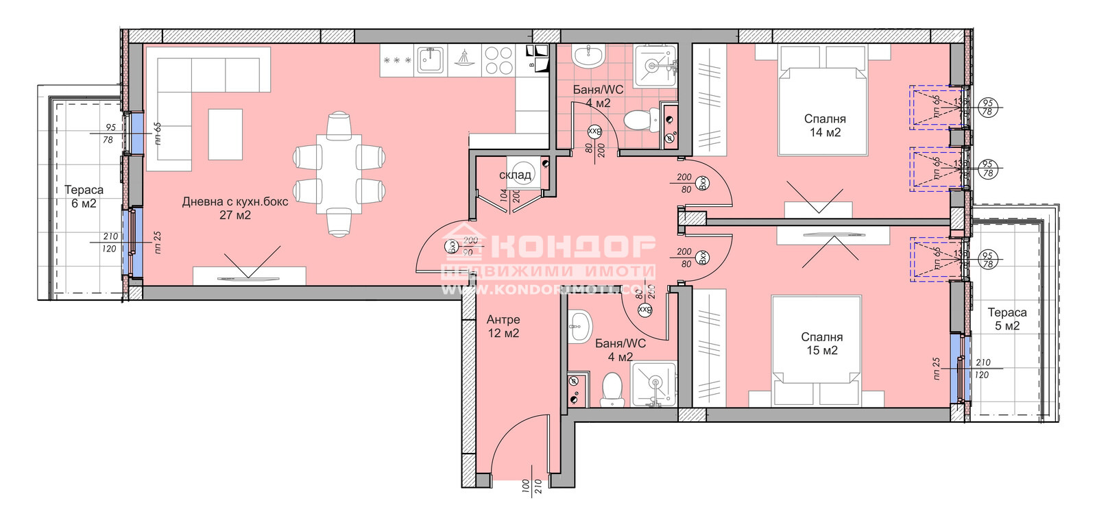 Продава 3-СТАЕН, гр. Пловдив, Остромила, снимка 5 - Апартаменти - 54364514