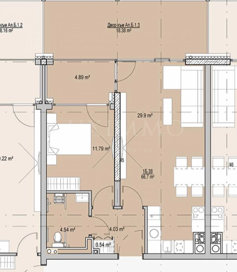 Продава  2-стаен град София , Кръстова вада , 68 кв.м | 11072104 - изображение [2]