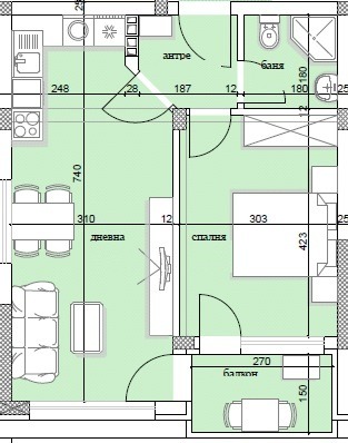 Продава 2-СТАЕН, гр. Варна, Бриз, снимка 7 - Апартаменти - 56578662