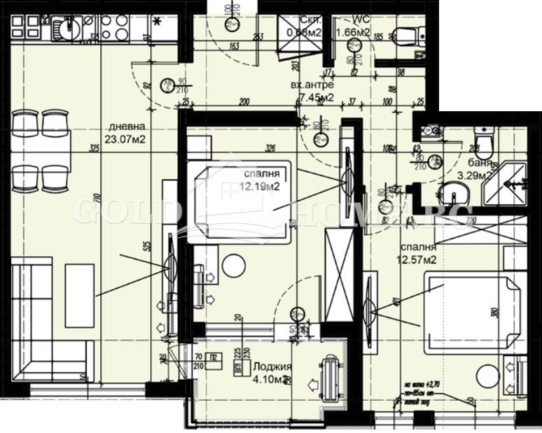 Продава  3-стаен град Пловдив , Христо Смирненски , 91 кв.м | 71458440 - изображение [2]