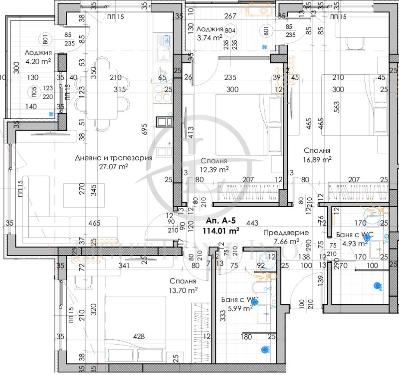 Till salu  3+ sovrum Plovdiv , Kjutjuk Parij , 134 kvm | 82375016 - bild [3]