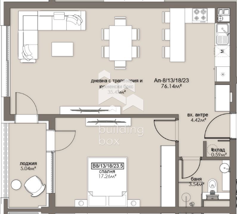 Продава  2-стаен град София , Люлин 5 , 87 кв.м | 73855351 - изображение [2]