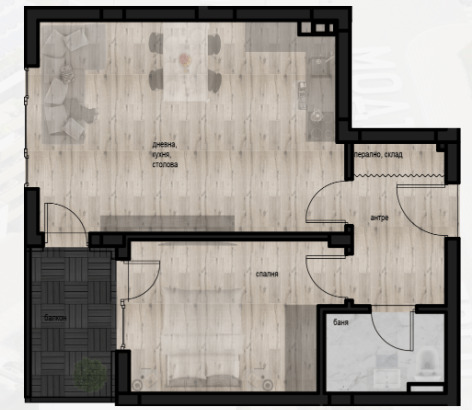 Продава  2-стаен, град Пловдив, Кючук Париж • 80 132 EUR • ID 48555046 — holmes.bg - [1] 