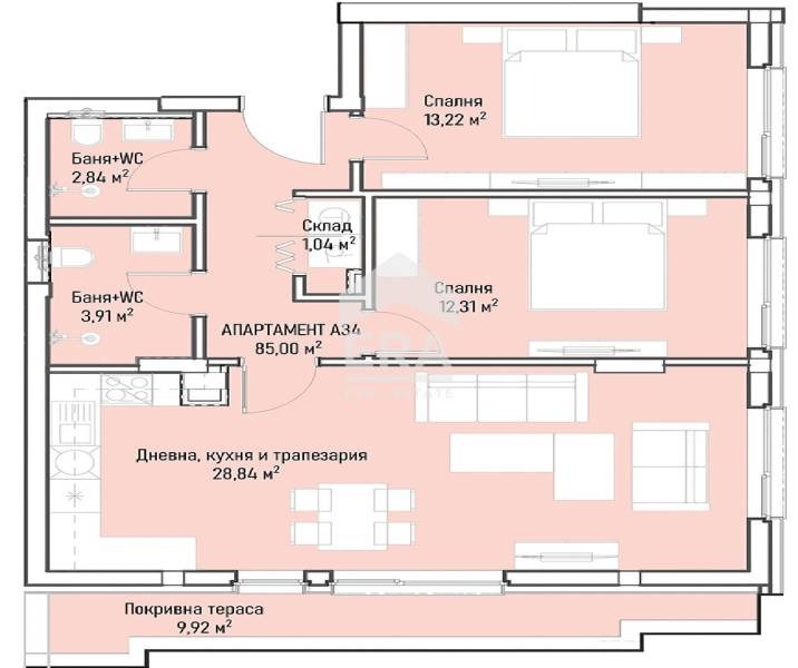 Zu verkaufen  2 Schlafzimmer Sofia , Mladost 4 , 109 qm | 27140916 - Bild [4]