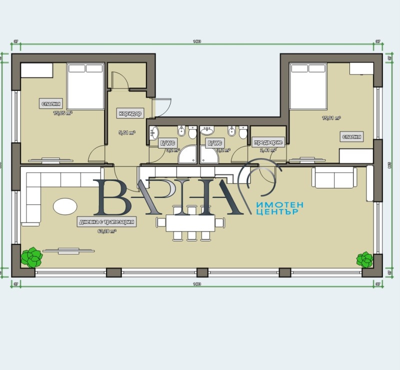 Продава 3-СТАЕН, гр. Варна, м-т Долна Трака, снимка 4 - Апартаменти - 52194775