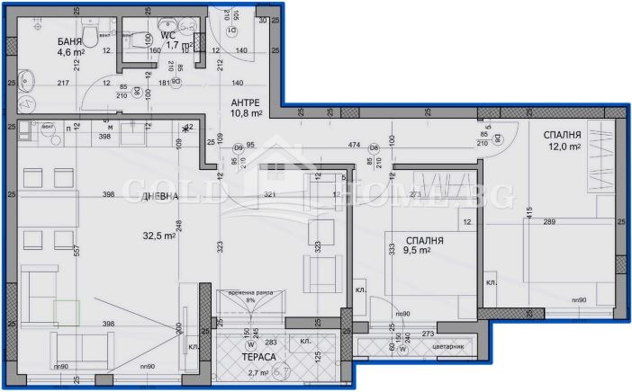Продава 3-СТАЕН, гр. Пловдив, Христо Смирненски, снимка 4 - Апартаменти - 52454591