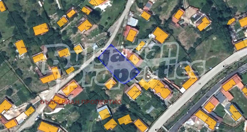 Продава ПАРЦЕЛ в област София, с. Шипочане - 441 кв.м / 22 000 € » 43 028.26 лв., БЪЛГЕРИАН ПРОПЕРТИС