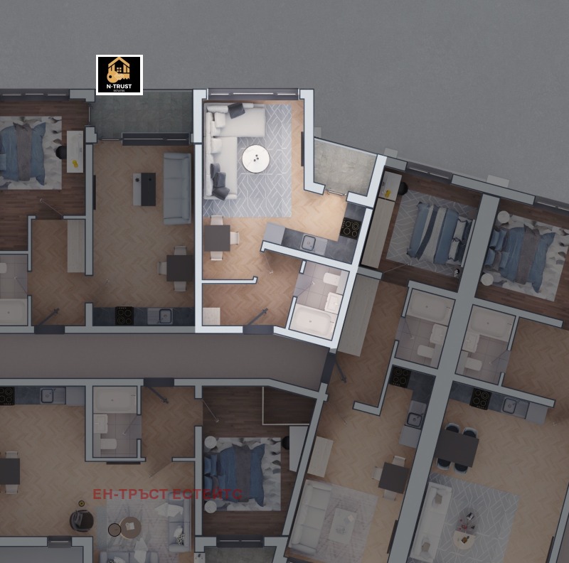 Продава 1-СТАЕН, гр. София, Дружба 2