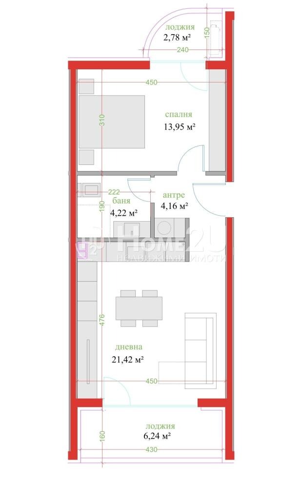 Продава 2-СТАЕН, гр. Варна, Трошево, снимка 11 - Апартаменти - 53829550